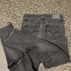 Levi's Charcoal Skinny Jeans